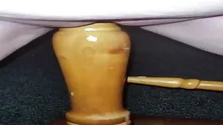 My Slut, doing as told, fucking a chair.