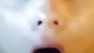 Me given huge rocket cumshot to friend