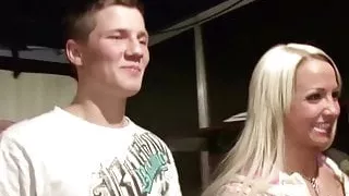 German Pornstar Fuck Young Fan Boy after Show in Hotel