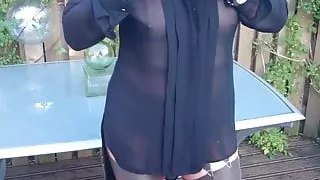 Red boots in garden part 1