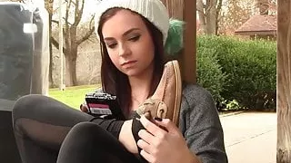 Meche Miley, fondling her Sperry boat shoeplay PREVIEW