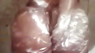 sneak peak of BBW in shower ass 4 days