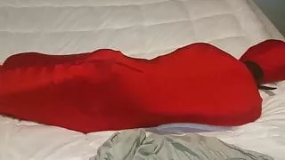 Spandex StepMummy Bondage