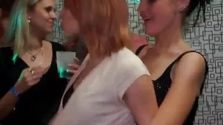 European party amateur cocksucking on dancefloor