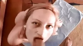 Amateur facial 193 eye contact