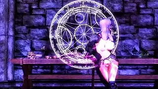 Skyrim sexy dance -Cyber Thunder Cider- HDT (futanari)