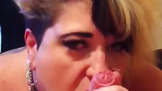 my blonde bbw wife blowjob 