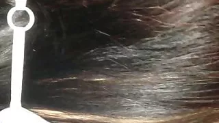 girlfriend gives blowjob with blindfold and swallows cum