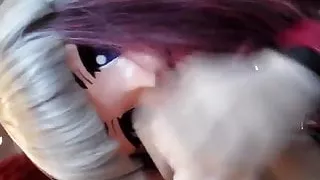 Kigurumi girl tied up