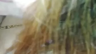 Horny Arab wife boobjobs & blowjoobs