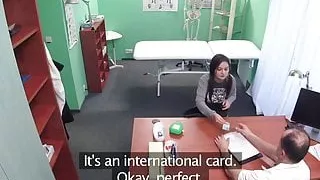 FakeHospital Black haired student wants cock