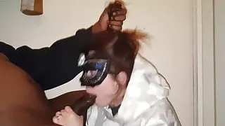 White Wife Sucking Some BBC