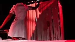 Super hot nurse Skin Diamond gives a sexy tease
