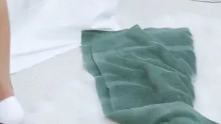 Masseuse has hot sex with clients