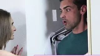 Dillion Harper caught by step mom goes hardcore