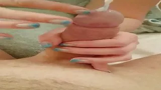 my Redhead putting a cotton bud into my penis