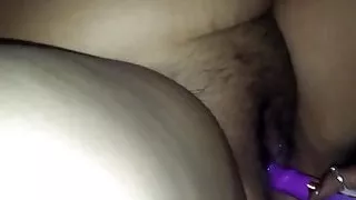 Playing with my chubby white friend