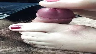 footjob da piedoni...