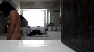 Asian In Bathroom Big Tits and Ass Nipples