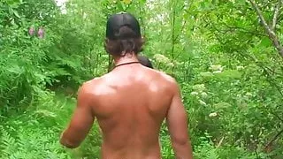 Real euro teen doggystyled outdoors