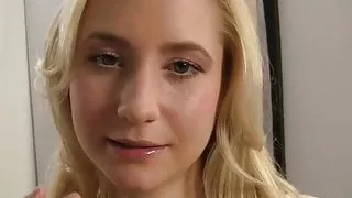 Petite Odette Delacroix sucking a dick