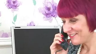 UK milfs Red and Penny are Britain's naughtiest secretaries