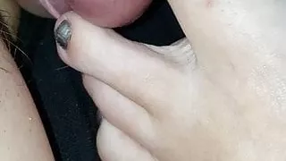 GF's Feet Cummy Toes