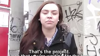 Pretty Morgana Rodriguez has no problem fucking in public