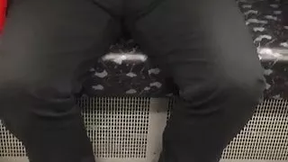 Papa Beule in der U-Bahn Berlin