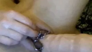 Tying piercing and toy play