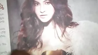 Rub my cock between anushka milky boobs