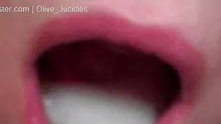 Olive Jucicles Rimming Remix with Cum