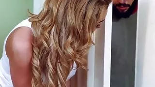 Sexy Skyla Novea catches Jmac in the act and seduces him