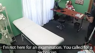 FakeHospital Technician paid with blowjob