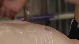 Alexis Tivoli was stripped and roped down while gets fucked