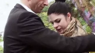 Outdoor facefucked british submissive cumswallowing