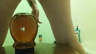 At my widest with a honey jar