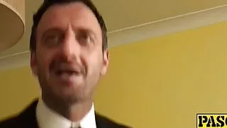 Busty Kimmie Foxx takes a big fat cock deep inside her cunt