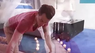 Tattoed guys love romantic anal sex