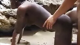 African beach fuck