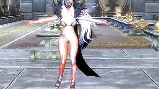 Skyrim sexy dance -Daybreak- HDT (futanari)