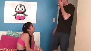 Teen Latina gets fucked big time