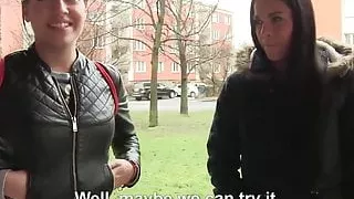 Gorgeous brunette Eveline takes the money for getting fucked