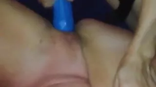 ex girlfriend  taking a big strapon from the babysitter