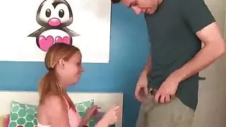 Horny teen gets fuckes for good