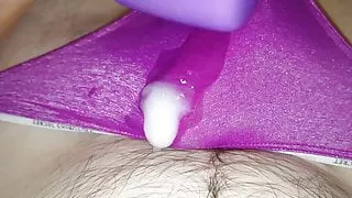 Cumming in VS panties