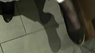 not mother In Laws Nylon Feet In Toes Secretly Filmed 01