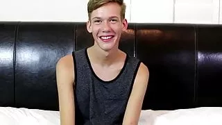 Interview with a new adorable sexy twink Tyler Thayer