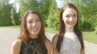 AssTraffic Beautiful French babes Angelik Duval and Tiffany