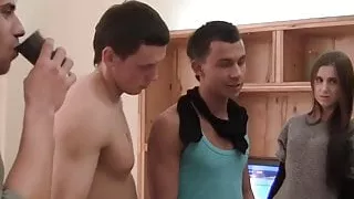 Real euro teen doggystyled up the bum